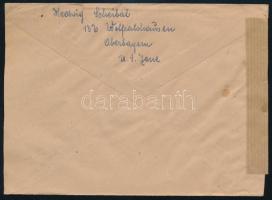 1947 Cenzúrázott levél Ausztriába / Censored cover to Austria