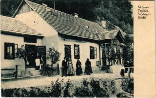 Szklenófürdő, Sklené Teplice; ház. Kiss Jolán kiadása / house (EK)