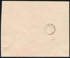 1892 3 x 5kr ajánlott levélen / on registered cover "MOSON-FEKETEERDŐ" - Vedrőd (hajtott /...