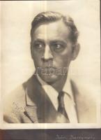 1931 Paul Lukas és John Barrymore hollywoodi színészek eredeti, aláírt fotói. Bartha Gyula és Sulkow...