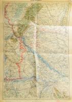 ca 1910 Pozsony és Breclaw környékének 1: 200 000 méretben,