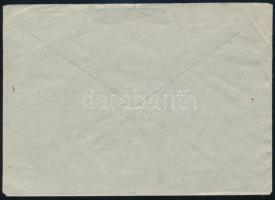 1949 Puskin blokkpár és bélyeg légi levélen Németországba / Mi block14 A+B + 1039 on airmail cover