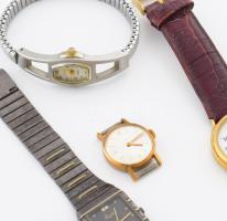 5 darab orosz és japán karóra, közte Casio, vegyes állapotban