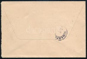 ~1892 5kr levélen / on cover "KRIŽ" (Gudlin 100 p)