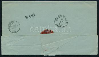 1882 5kr levélen / on cover "SVEDLÉR"