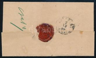1876 5kr levélen / on cover "TASNÁD / KÖZÉP-SZOLNOK M."