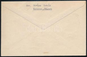 1950 Bélyegnap blokk FDC-n Németországba / Mi block 19 on FDC to Germany