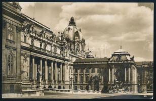 1934 Légi levelezőlap levélzáróval és "MISKOLC-DEBRECEN ELSŐ FORGALMI LÉGIPOSTAJÁRATTAL / BUDAP...