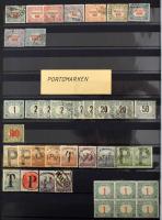 1982-1997 Kis vegyes gyűjteménykezdemény, benne ajánlott és használatlan FDC-k is, hozzá portók, ill...