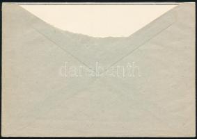 Ausztria 1953 Madár sor ajánlott, légi, expressz levélen / Mi 984-987 on registered airmail express ...