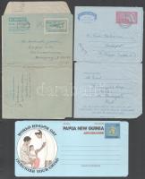 26 db külföldi aerogramm, közte sok Ausztrália, sok használatlan