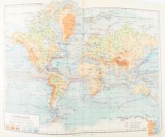 1924 Meyers Geographischer Handatlas. 92 Haupt- und 99 Nebenkarten mit alphabetischem Namenverzeichn...