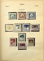 Magyar gyűjtemény maradvány a Krajcárosoktól 1956-ig, a nagy blokkok nélkül, de sok jó sorral, előny...