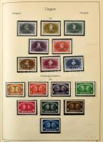 Magyar gyűjtemény maradvány a Krajcárosoktól 1956-ig, a nagy blokkok nélkül, de sok jó sorral, előny...