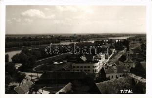 Titel, látkép, híd / bridge, general view, photo