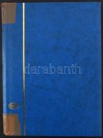 Modern magyar tétel, egy része többpéldányos rendező, 32 lapos, A/4-es berakóban (ragasztott gerinc)