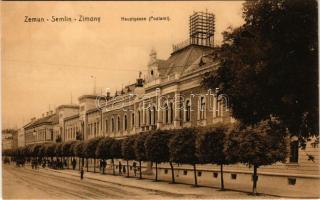 Zimony, Semlin, Zemun; Hauptgasse / Fő utca. D. M. Levy kiadása / main street