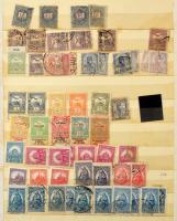 Magyar tétel, benne Krajcárosok, portók, összefüggések, 10 vastag lapos, A/4-es, kissé megviselt ber...