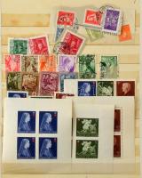 Magyar tétel, benne Krajcárosok, portók, összefüggések, 10 vastag lapos, A/4-es, kissé megviselt ber...