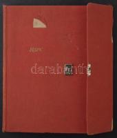 Magyar tétel, benne Krajcárosok, portók, összefüggések, 10 vastag lapos, A/4-es, kissé megviselt ber...