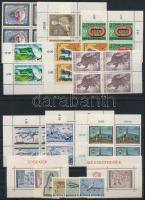 Ausztria modern kis tétel 4 db stecklapon