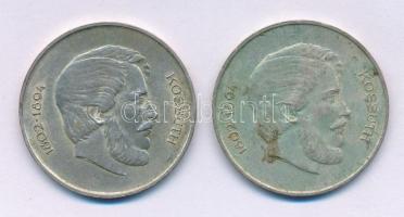 1947. 5Ft Ag "Kossuth" (2x) T:VF,F patina
Adamo F8.1