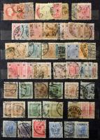 Vegyes külföldi kis összeállítás 10 lapos közepes berakóban, tartalmasabb osztrák rész a klasszikuso...