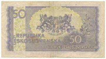 Csehszlovákia 1945. 50K T:F
Czechoslovakia 1945. 50 Korun C:F
Krause P#62
