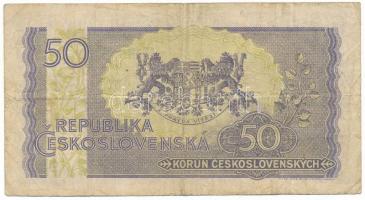 Csehszlovákia 1945. 50K T:F,VG
Czechoslovakia 1945. 50 Korun C:F,VG
Krause P#62