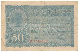 Románia / Német megszállás 1917. 50b T:F Romania / German occupation 1917. 50 C:F Krause P#M2