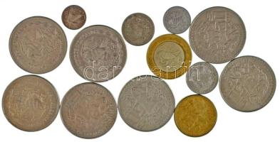 Mexikó 1975-2005. 10c Cu-Ni - 100P brass (6xklf) +1982-1984. 50P Cu-Ni "Coyolxauhqui" (7x) T:AU,XF Mexico 1975-2005. 10 Centavos Cu-Ni - 100 Pesos brass (6xdiff) +1982-1984. 50 Pesos Cu-Ni "Coyolxauhqui" (7x) C:AU,XF