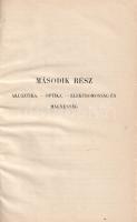 Henri, Abraham:
Elemi fizikai kísérletek gyűjteménye. Második rész: Akusztika. Optika. Elektromossá...