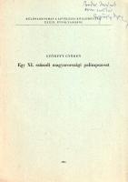 Györffy György:  Egy XI. századi magyarországi palimpszeszt. (Dedikált.) [Budapest], 1968. (Szegedi Nyomda). 8 p. + 2 t. (egy kétoldalas). Egyetlen önálló kiadás. Dedikált: "Bodor Imrének szíves emlékül: Györffy György". Györffy György (1917-2000) történész, középkorász, az MTA tagja. Főképpen az Árpád-kor történetével foglalkozott. Az 1055-ben keletkezett Tihanyi Alapítólevéllel, első becses nyelvemlékünkkel többször foglalkozott. Rövid tanulmányában a Tihanyi Alapítólevél egy (évszázadokkal később keletkezett) hamisítvány példányával foglalkozik, amely a tihanyi apátság birtoktesteit alaposan kibővíti. A XIII. század végén keletkezett hamisítványhoz egy lényegesen korábbról való pergament használtak, melynek eredeti szövegét kivésték, és felületén helyezték el a kibővített birtokokról tanúskodó (hamis) oklevelet. (Különlenyomat a Levéltári Közlemények XXXIX. évfolyamából.) Prov.: Bodor Imre régész, a Magyar Nemzeti Múzeum munkatársa, középkor-régészeti szakíró. Fűzve, kiadói borítóban, jó példány.
