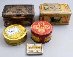 5 darab reklám doboz, klf méretben