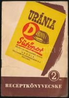 Uránia Sütőpor receptkönyvecske 2. sz. Kiadói papírkötés, szakadásokkal. 8p.