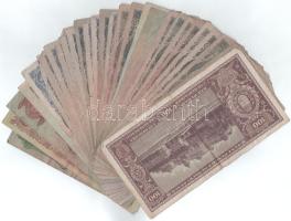 Vegyes, 30db-os Pengő bankjegytétel, benne 1930-1945. évekkel, 10P-10.000P címletekkel, közte 1945. ...