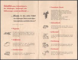 cca 1930-1940 Wagons-Lits Cook nemzetközi vasúti hálókocsi és európai nagy expresszvonat-társaság né...