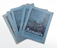 1930/30 Rendőr magazin 5 darab száma