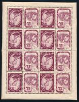 1959 Bélyegnap hajtott teljes ív