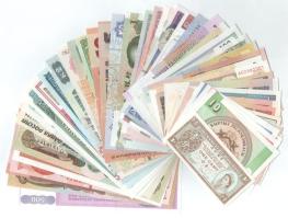 Vegyes, 48db-os külföldi bankjegytétel, közte Hongkong, Vietnam, Észak-Macedónia, Jugoszlávia, Bhután, Honduras, Angola, Zambia, Kongó, stb. T:UNC,AU Mixed, 48pcs foreign banknote lot, within Hong Kong, Vietnam, Northern Macedonia, Yugoslavia, Bhutan, Honduras, Angola, Zambia, Congo, etc. C:UNC,AU