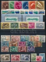 Kis magyar tétel 10 db stecklapon, közte gépszínátnyomat, összefüggés