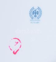 Hollóházi levél alakú kínáló, jelzett, hibátlan, 23x18 cm