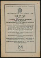 Telegdi-Roth Károly: A bükkszéki ásványkutatás és termelés földtani tanulságai. - Szentes Ferenc: A bükkszéki kísérleti bánya földtani tanulságai. A Magyar Állami Földtani Intézet évkönyve XL. köt. 2. füzet. Bp., 1951, Magyar Állami Földtani Intézet, 32 p.+ 7 (kihajtható) t. Kiadói tűzött papírkötés, tulajdonosi bejegyzéssel,.