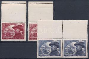 1950 Bem 2 db 60f és 1Ft pár felső üres mezőkkel