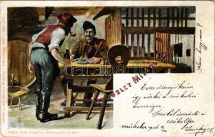 1906 Miskolc, Pislog, mint miskolczi kocsonyában a béka. Gedeon András kiadása (EB)