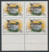 1988 Récék 2Ft négyestömb alul üres mezőkkel