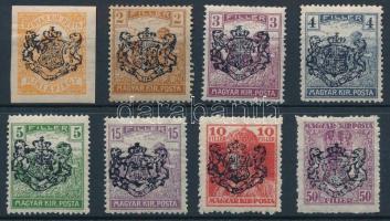 Nagyszeben 1919 8 db bélyeg