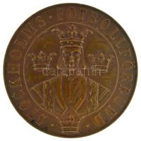 Svédország 1931. "Stockholmi Labdarúgó Szövetség / I. díj junior sorozat KL. I 1930-31" kétoldalas bronz díjérem (36mm) T:AU Sweden 1931. "Stockholms Fotbollförbund / I. pris junior serien KL. I 1930-31" two-sided bronze award medal (36mm) C:AU