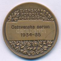 Svédország 1935. "Svéd Labdarúgó Szövetség / Kelet-svéd bajnokság 1934-1935" kétoldalas br...