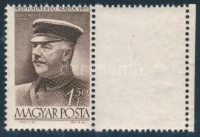 1952 Néphadsereg napja 1,50Ft jobb oldali üres mezővel